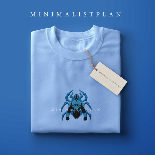 Embroidered Blue Beetle Unisex Sweatshirt