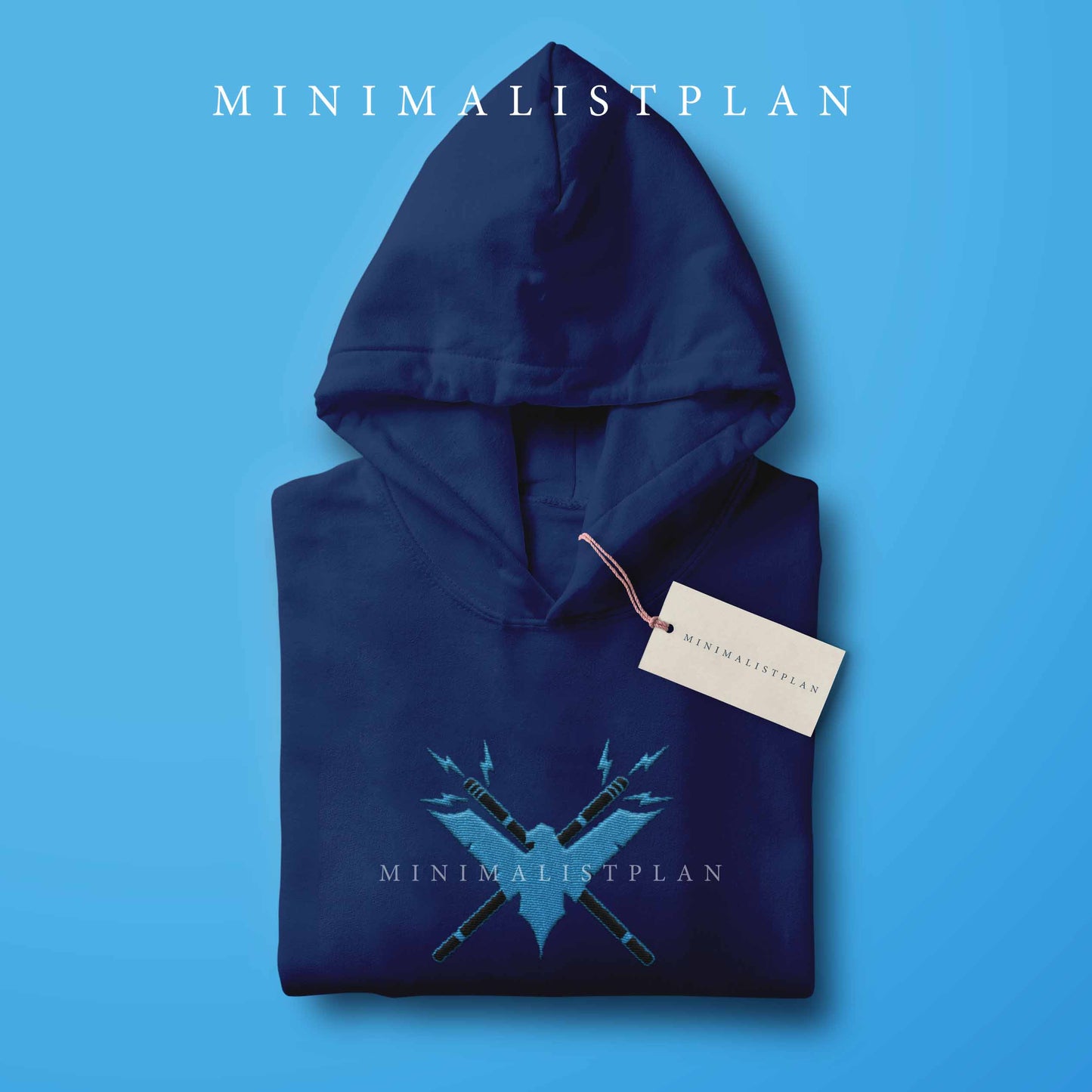 Embroidered Nightwing Unisex Hoodie