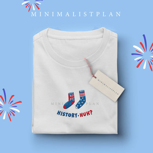 Embroidered History, Huh? | Red, White & Royal Blue Unisex T-shirt