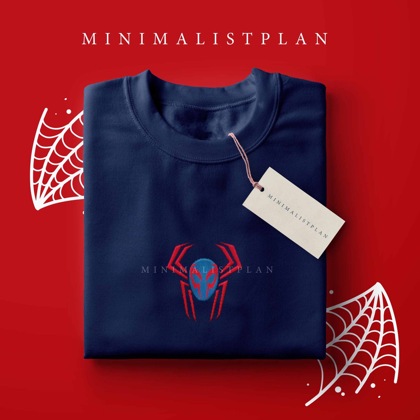 Embroidered Spiderman 2099 | Spiderverse  Unisex Sweatshirt