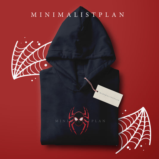 Embroidered Miles Morales | Spiderman Spiderverse Unisex Hoodie