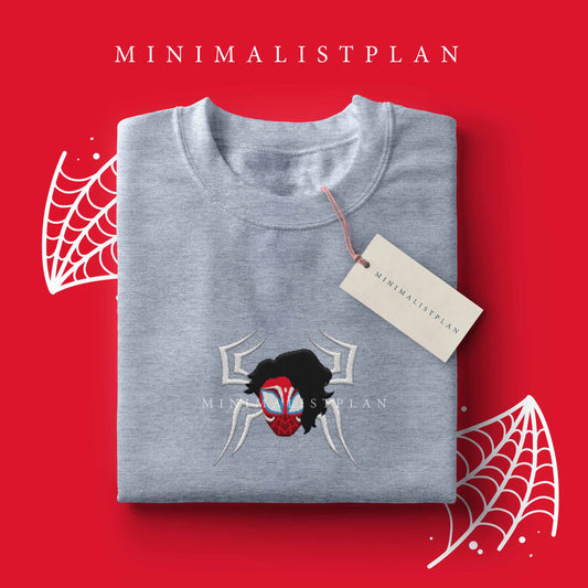 Embroidered Indan Spiderman Pavitr Prabhakar | Spiderverse Unisex Sweatshirt