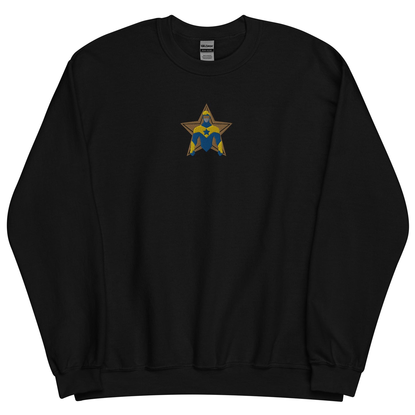 Embroidered Booster Gold Unisex Sweatshirt