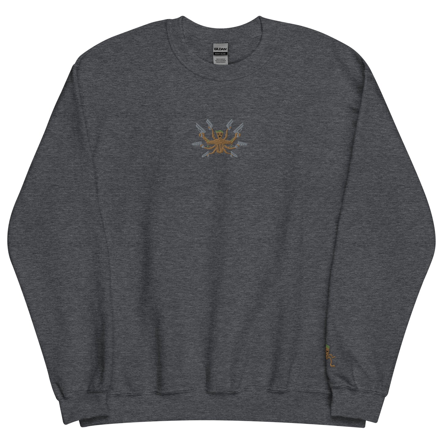 Embroidered Groot | Left Wrist Unisex Sweatshirt