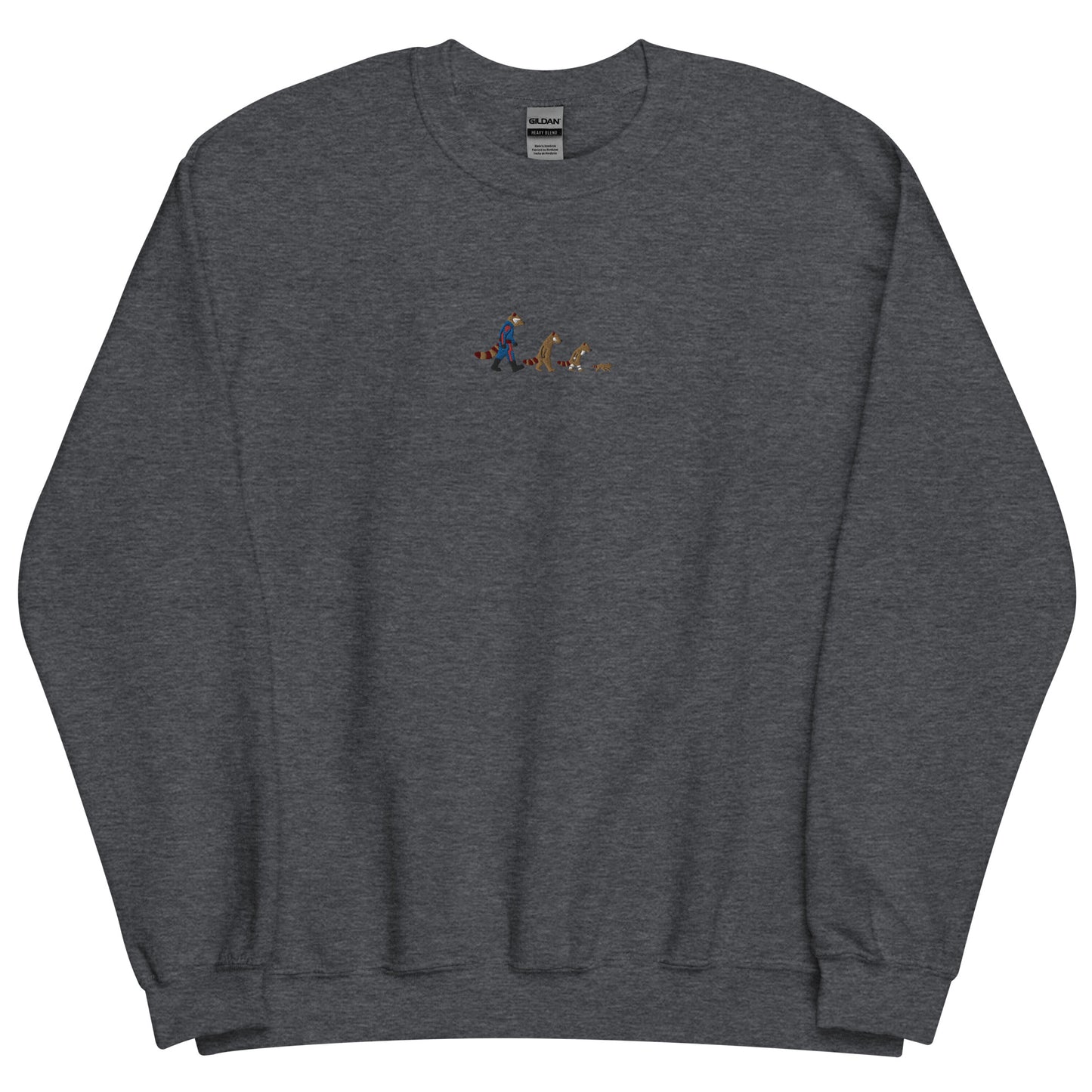 Embroidered Rocket Raccoon | Abbey Road Unisex Sweatshirt