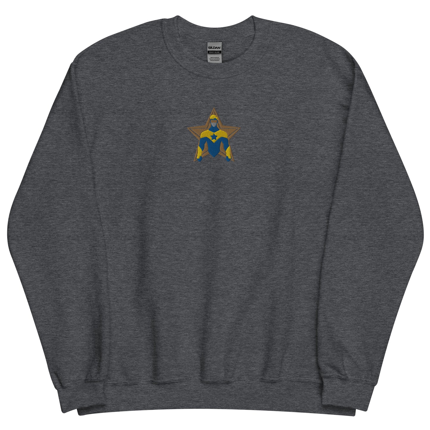 Embroidered Booster Gold Unisex Sweatshirt