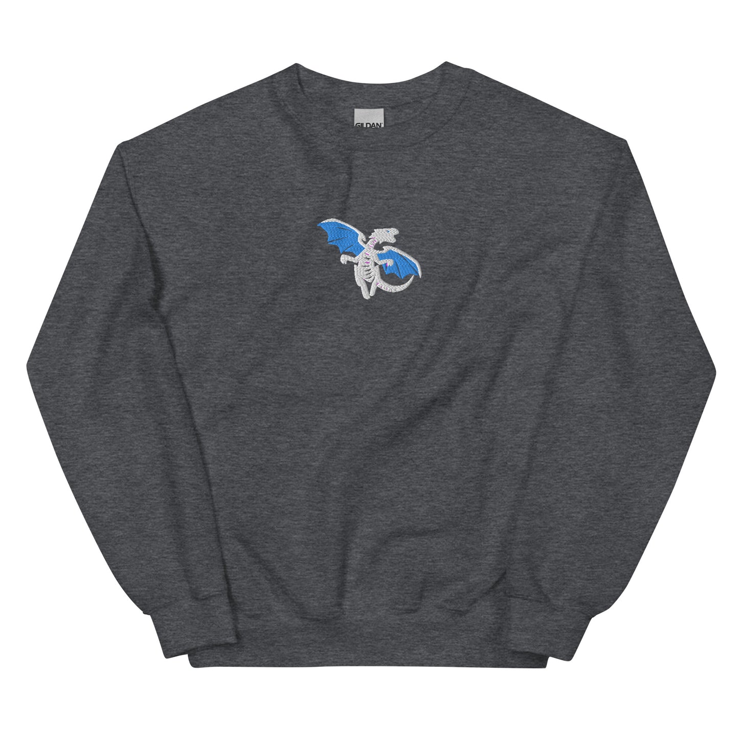 Embroidered Blue-Eyes White Dragon | Yu Gi Oh Unisex Sweatshirt