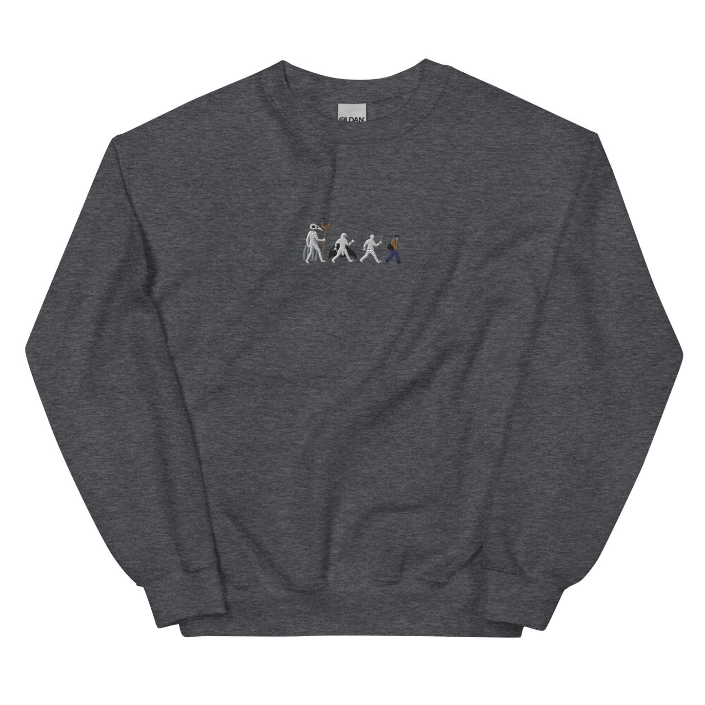 Embroidered Moon Knight on The Abbey Road Unisex Sweatshirt