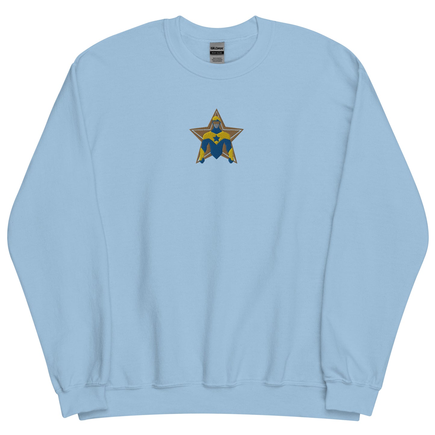 Embroidered Booster Gold Unisex Sweatshirt