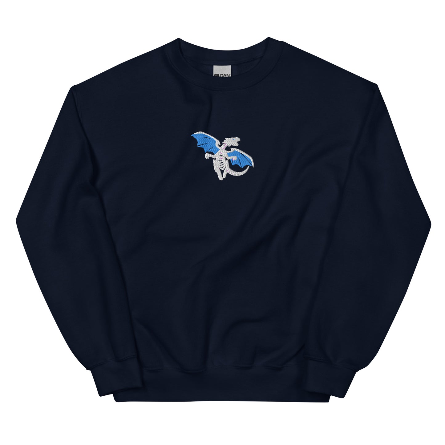 Embroidered Blue-Eyes White Dragon | Yu Gi Oh Unisex Sweatshirt