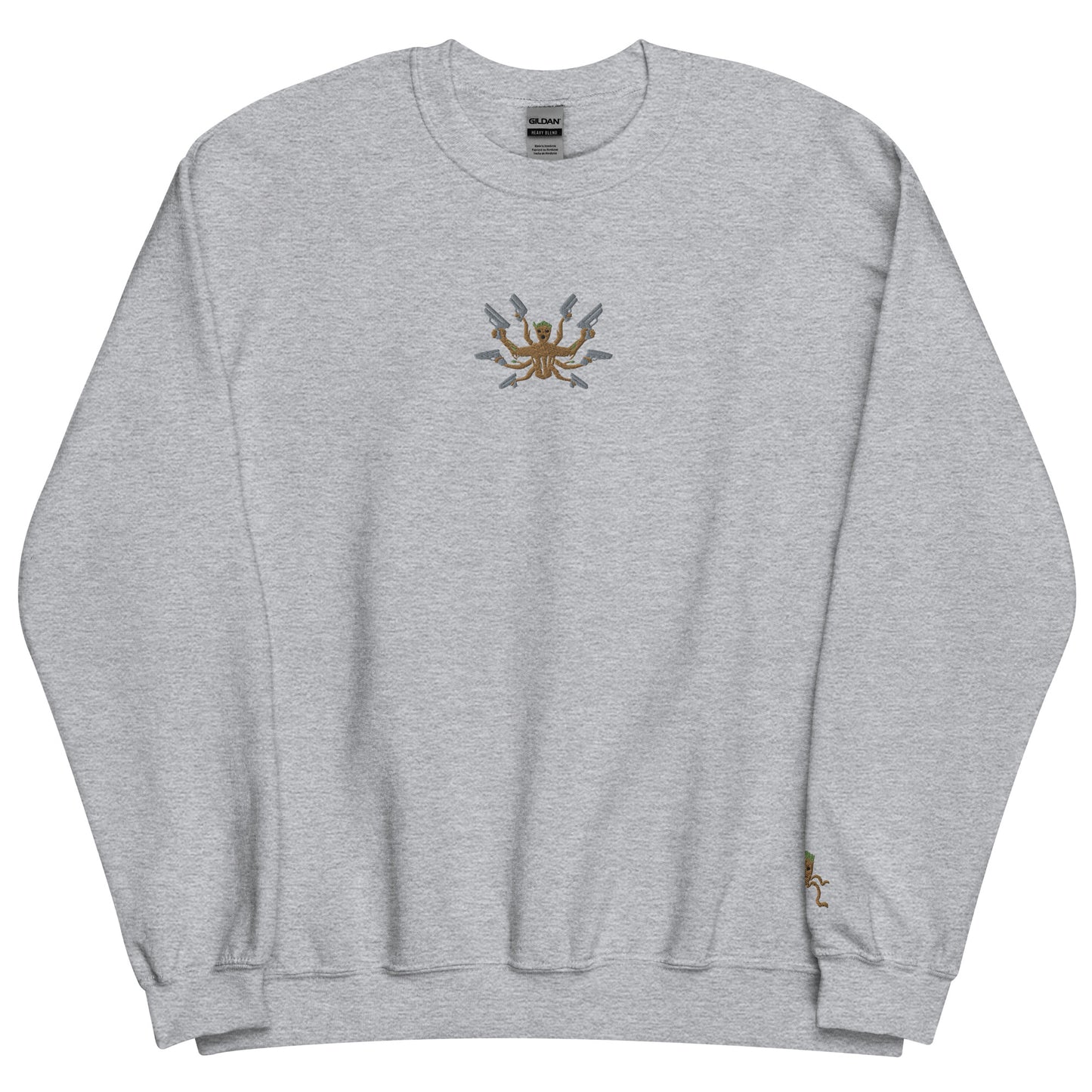 Embroidered Groot | Left Wrist Unisex Sweatshirt