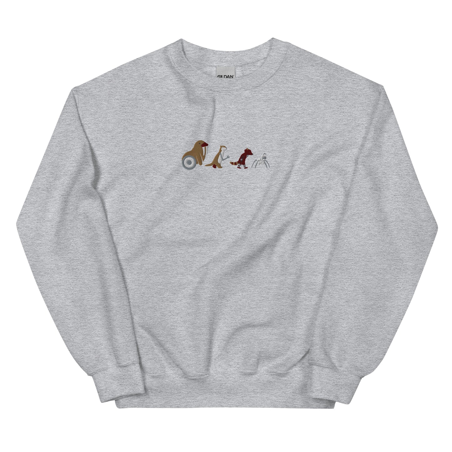 Embroidered Rocket | Lylla | Floor | Teefs | GOTG 3 Unisex Sweatshirt