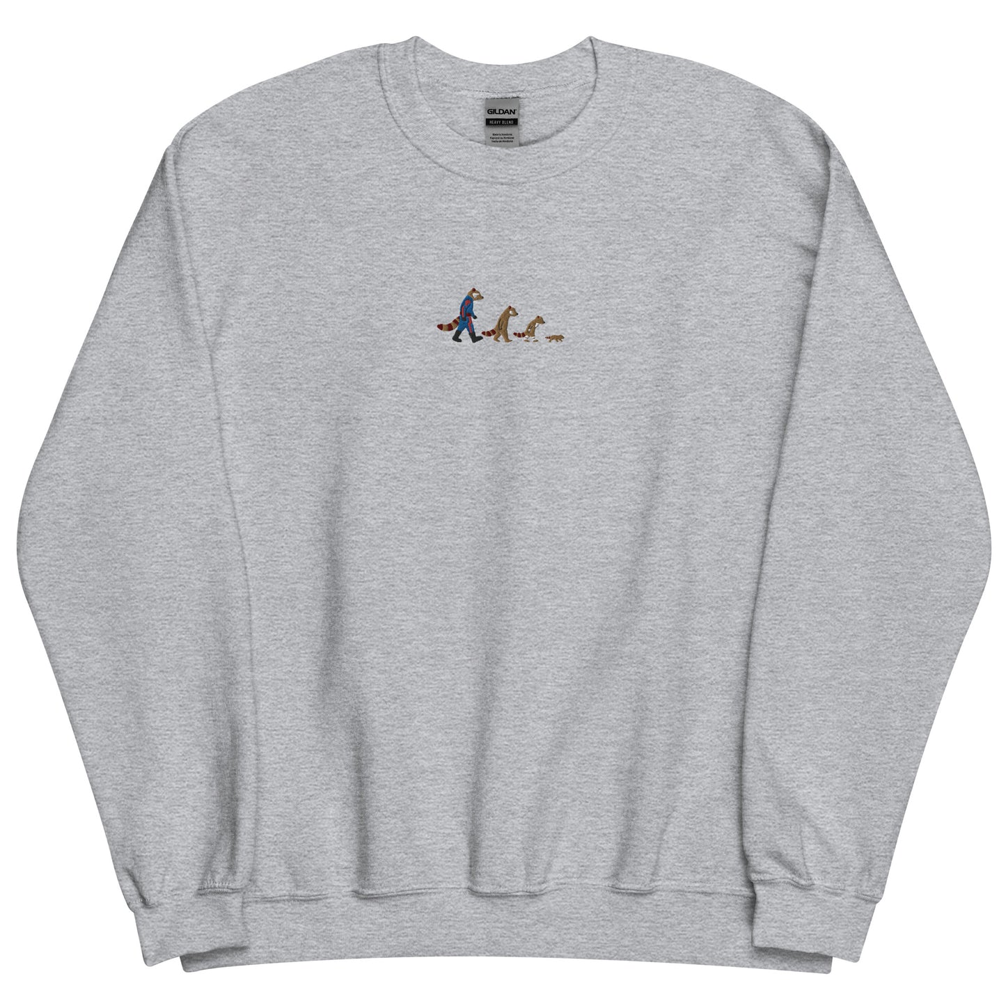 Embroidered Rocket Raccoon | Abbey Road Unisex Sweatshirt