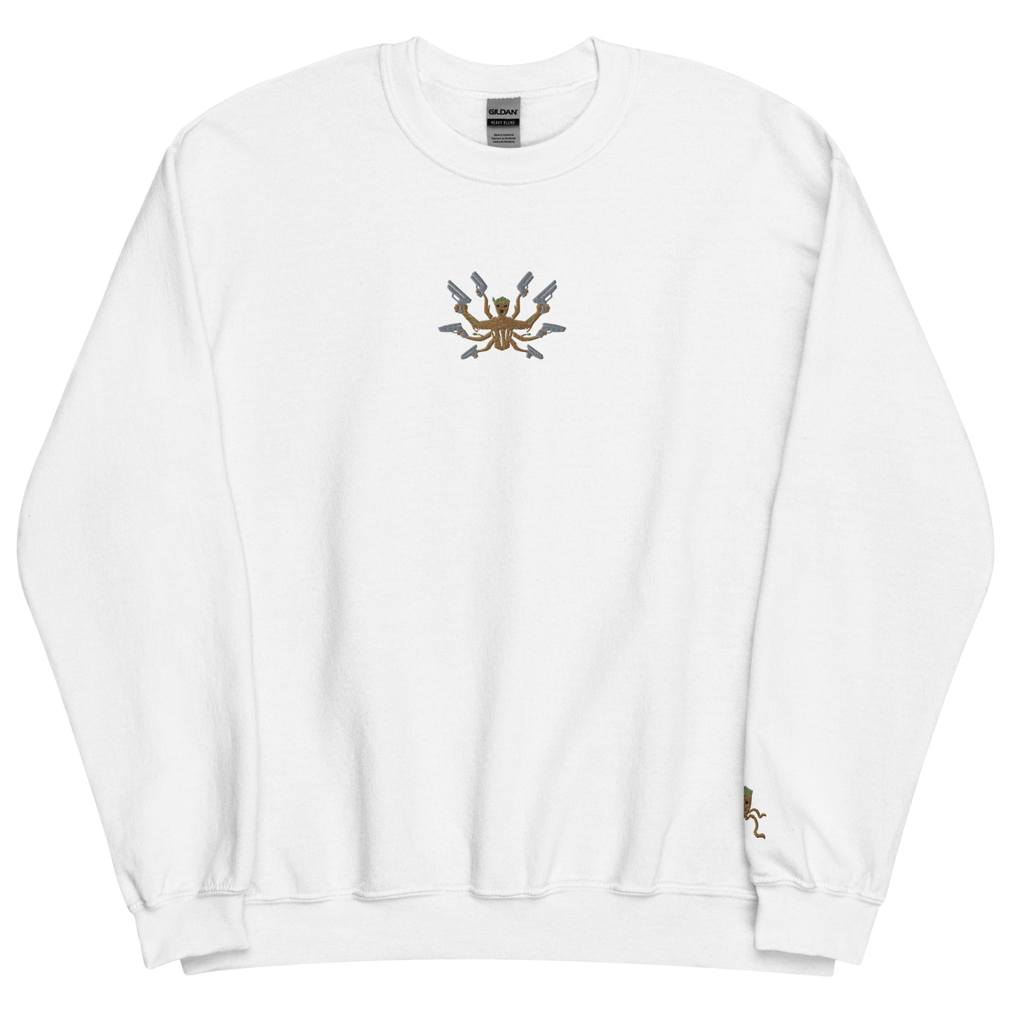 Embroidered Groot | Left Wrist Unisex Sweatshirt