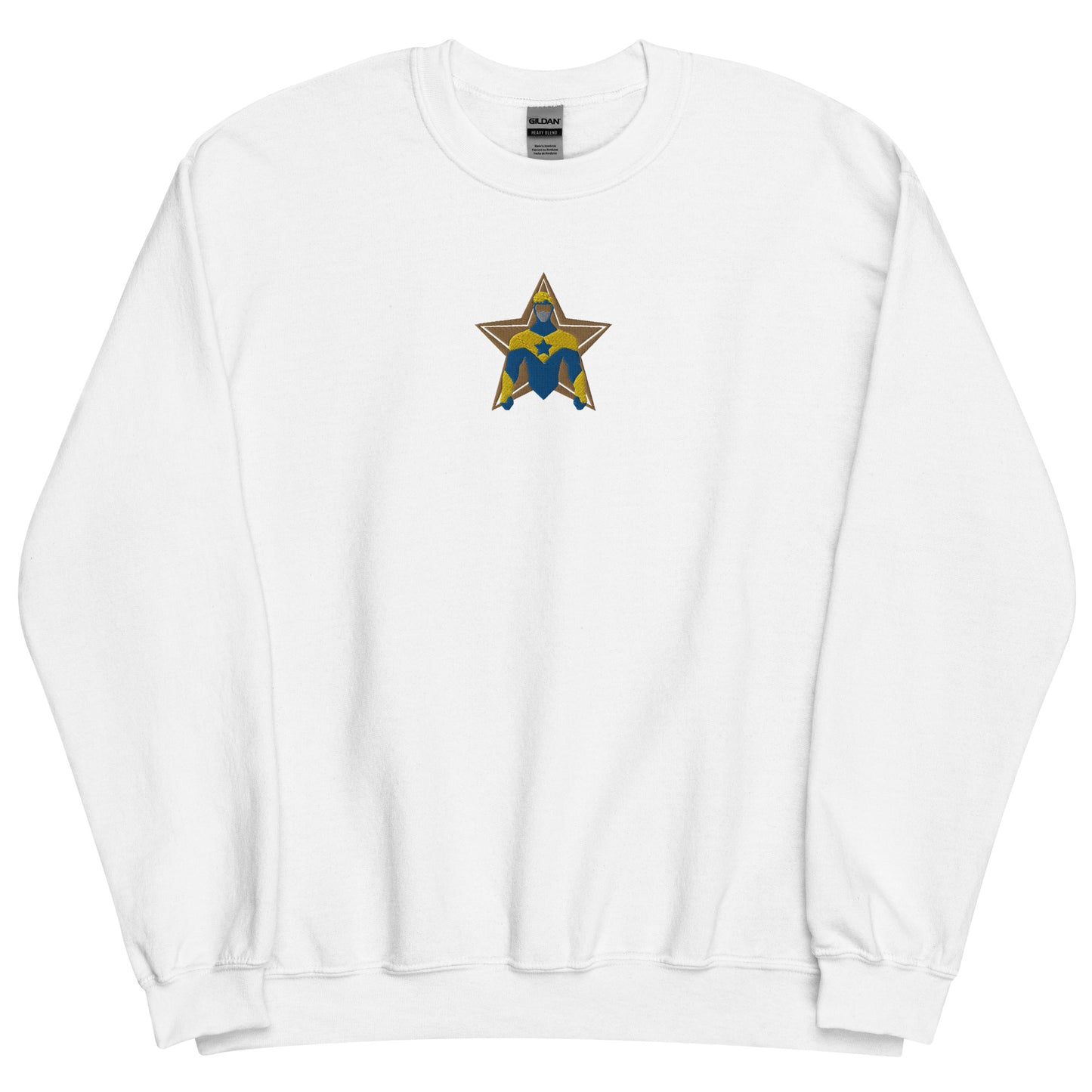 Embroidered Booster Gold Unisex Sweatshirt