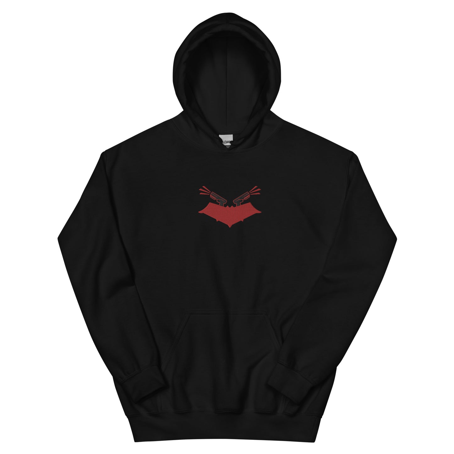 Embroidered Red Hood Weapons Unisex Hoodie