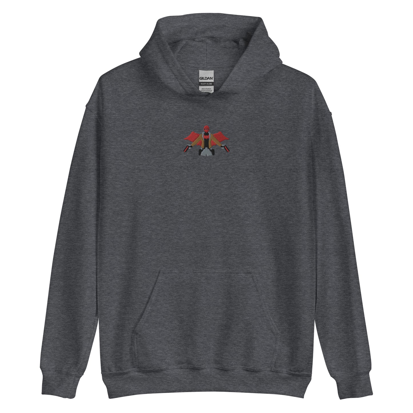 Embroidered Red Hood Unisex Hoodie