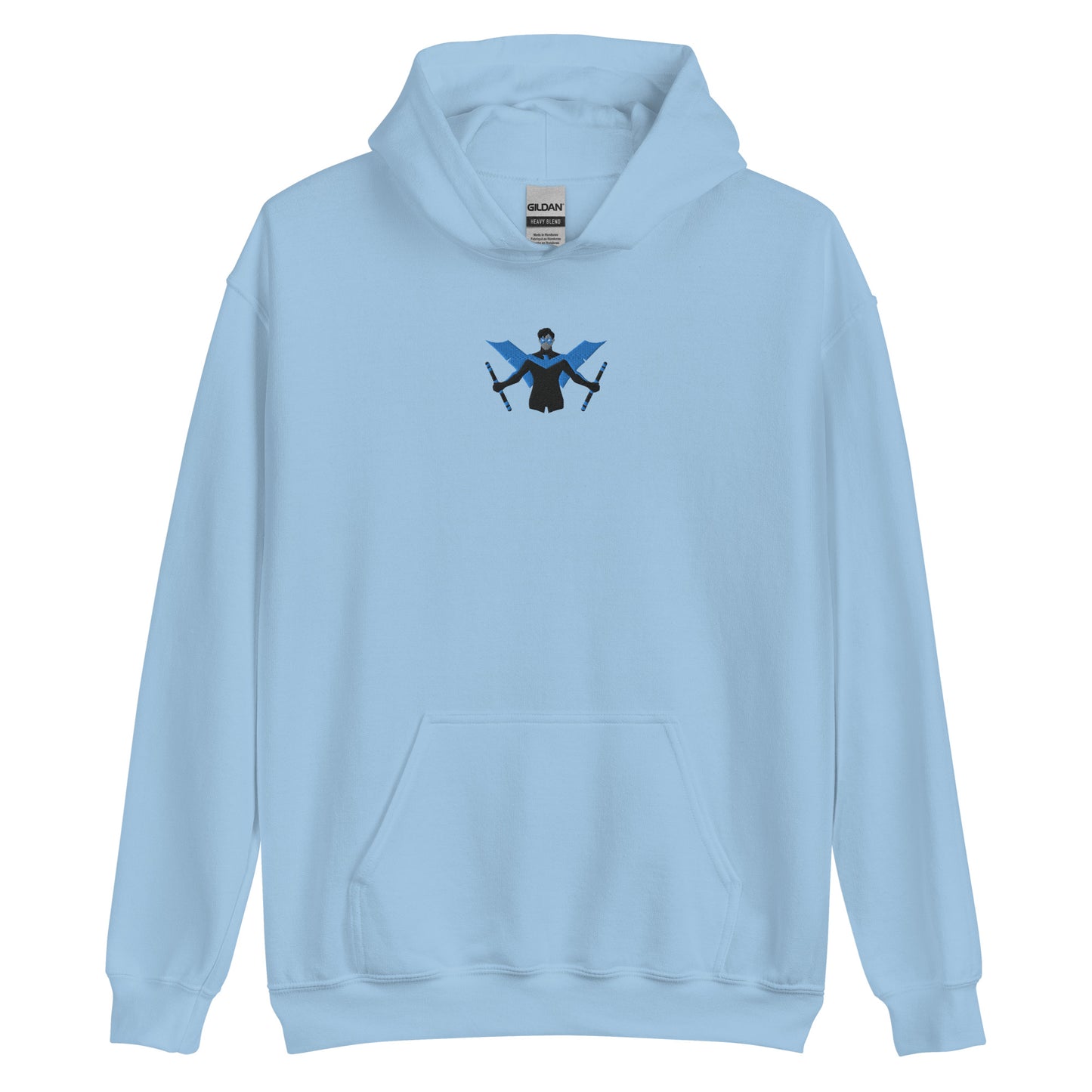 Embroidered Nightwing Unisex Hoodie