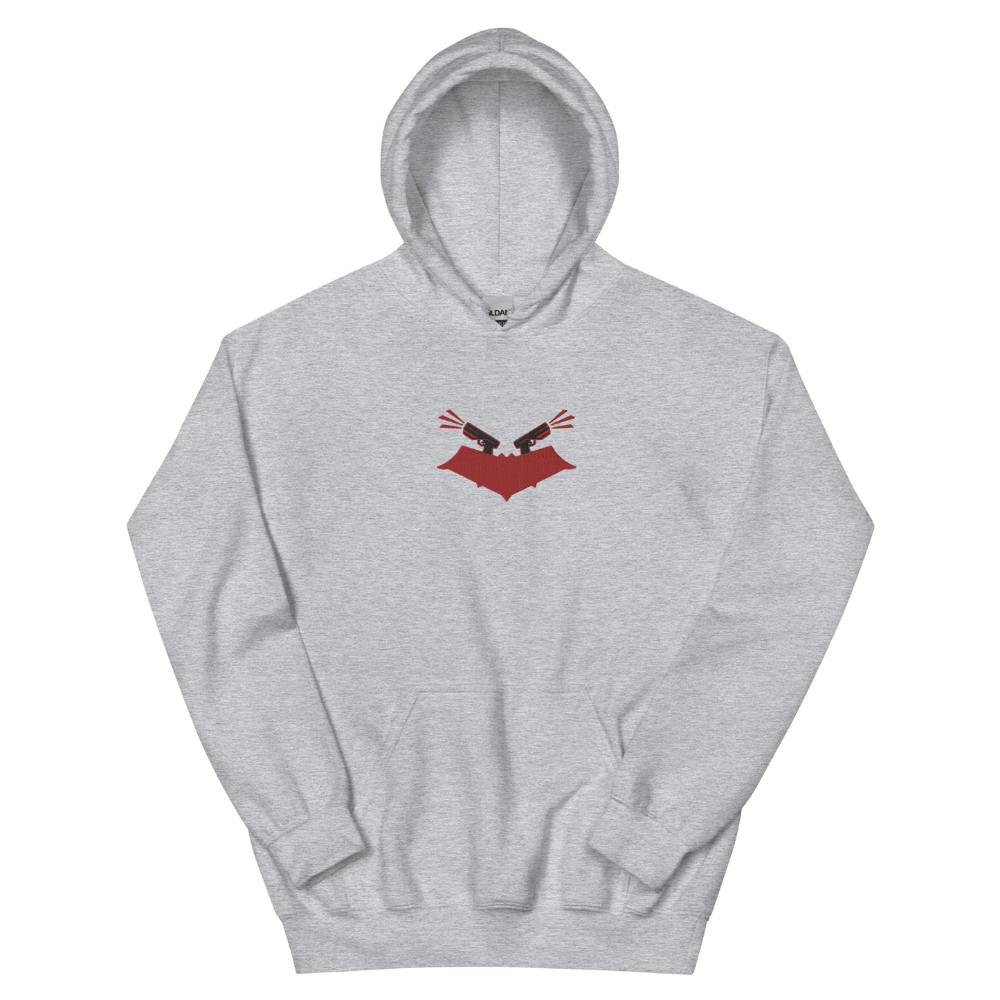 Embroidered Red Hood Weapons Unisex Hoodie