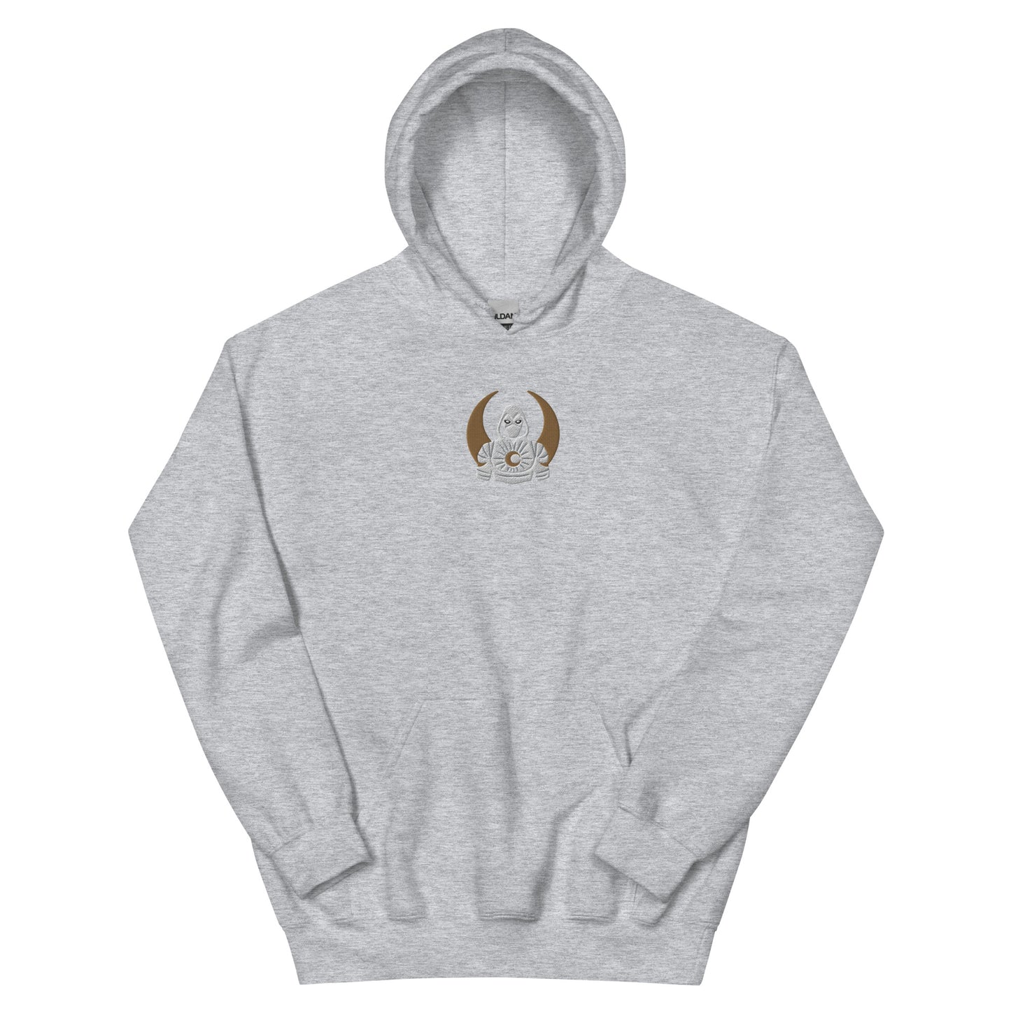 Embroidered Moon Knight Unisex Hoodie