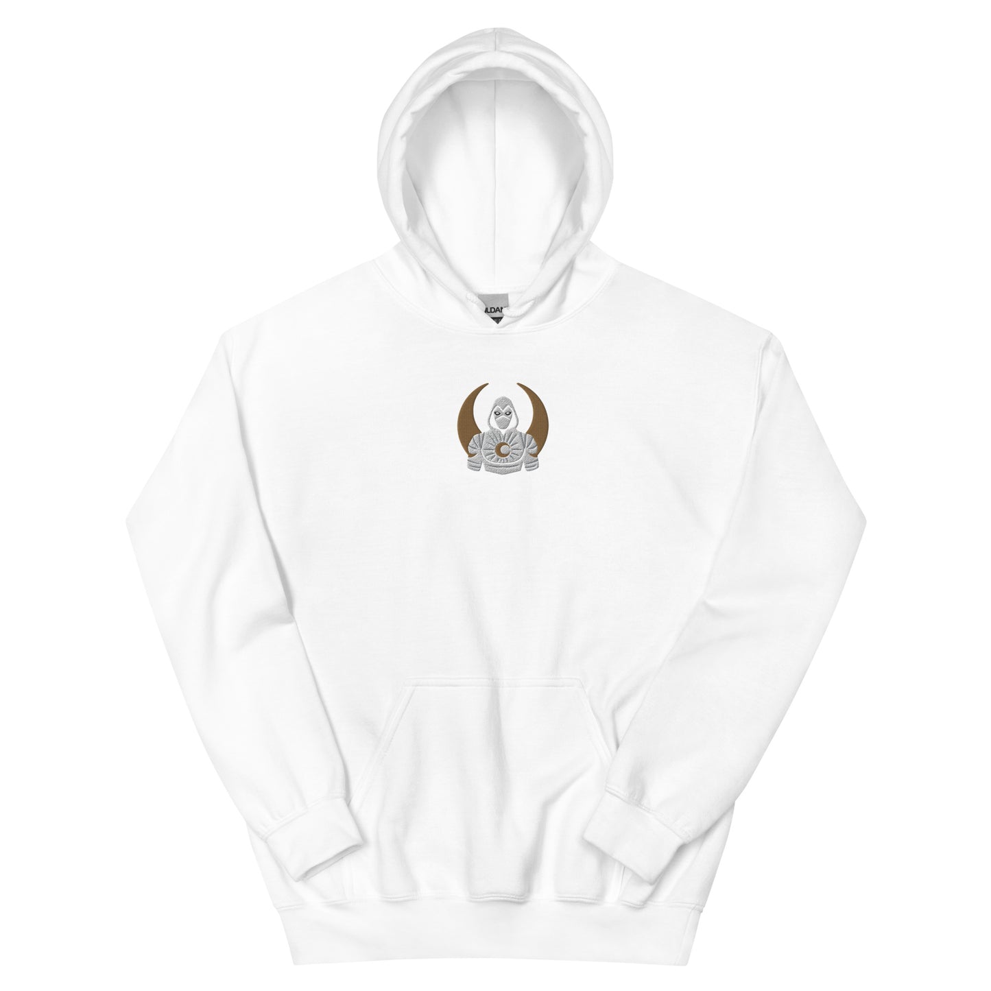 Embroidered Moon Knight Unisex Hoodie