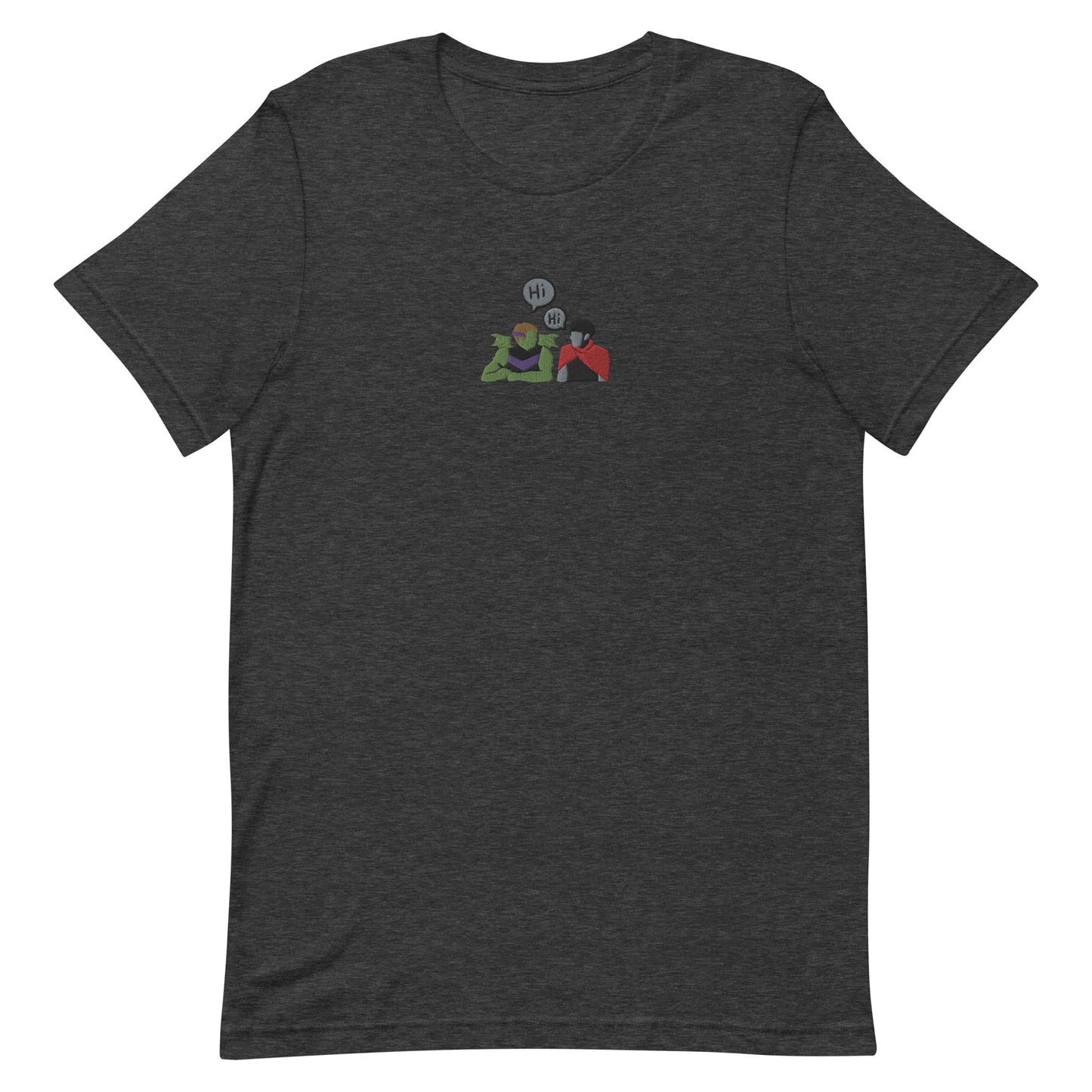 Embroidered Wiccan & Hulkling | Hi Hi Heartstopper Unisex t-shirt