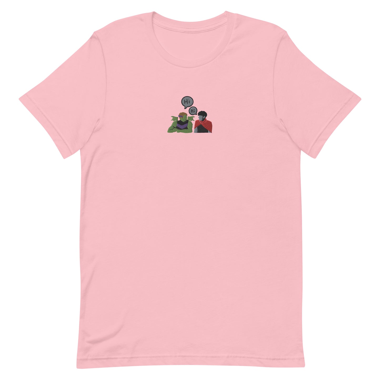 Embroidered Wiccan & Hulkling | Hi Hi Heartstopper Unisex t-shirt